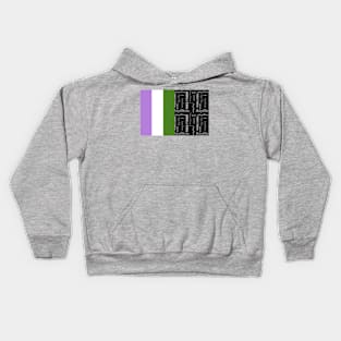 Genderqueer, They/Them Pronouns - Identity Pride Kids Hoodie